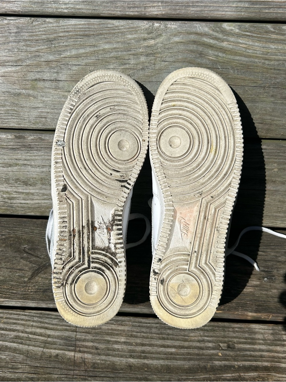 White Nike Air Force 1 '07 Size 9.5 Women/8 Men